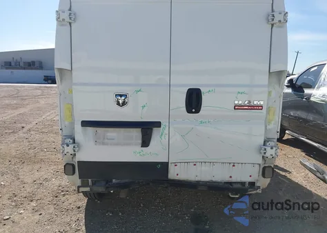 2021 Ram Promaster 2500 High Roof 136 Wb from USA, damaged, VIN 3C6ERVCG7ME505622